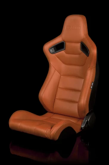 (image for) Braum Elite British Tan Leatherette Reclining Seats - Pair