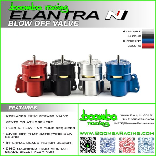Boomba Racing Elantra N Blow Off Valve 2022 – 2023