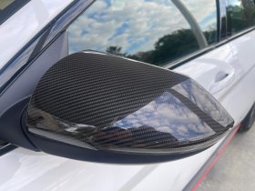 KDM Racer Elantra N Carbon Fiber Mirror Cover & Fuel Door Set 2022 – 2024