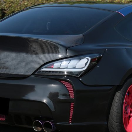 Smoke LED Sequential Tail Lights For 2010-2016 Hyundai Genesis Coupe – 2Dr, Pair, Chrome Housing