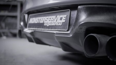 (image for) Monster Service Genesis Coupe ABS Plastic Rear Diffuser 2010 - 2016