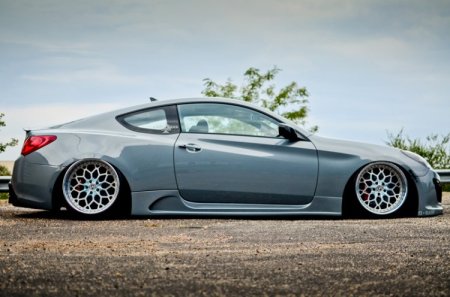 (image for) Sarona Genesis Coupe Fiberglass Side Skirts Pair 2010 - 2016