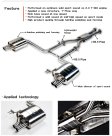(image for) JUN BL Genesis G70 3.3T Type-R Cat Back Exhaust System 2019 – 2021