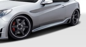 Extreme Dimensions Genesis Coupe Fiberglass TP-R Side Skirts Pair 2010 - 2016