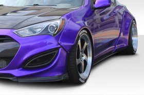 Extreme Dimensions Genesis Coupe Circuit Wide Body Front Flares 2010 – 2016