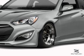 Extreme Dimensions Genesis Coupe MSR V1 Wide Body Front Flares 2010 - 2016