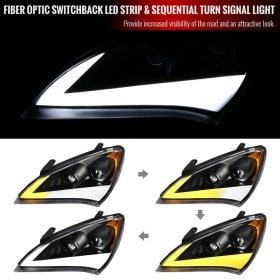 Spec-D Genesis Coupe Sequential LED Bar Projector Headlights 2010 – 2012