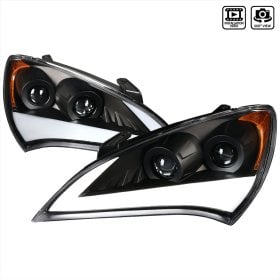 Spec-D Genesis Coupe Sequential LED Bar Projector Headlights 2010 – 2012
