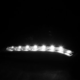 Spec-D Genesis Coupe Matte Black Housing SMD LED Strip Headlights 2010 – 2012