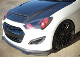 RK Sport Genesis Coupe Carbon Fiber Front Lip 2013 - 2016