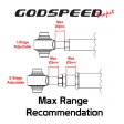 (image for) Godspeed Genesis Coupe Adjustable Toe Arms 2010 – 2016