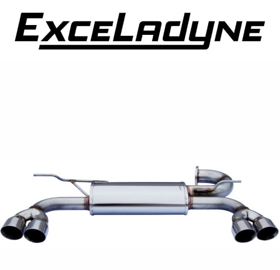 (image for) Exceladyne Genesis Coupe 2.0T & 3.8 Axle Back Exhaust 2010 - 2012