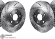 (image for) Rotorworks Genesis G70 Zinc Coated Drilled & Slotted Rotors FRONT & REAR SET 2018 – 2023