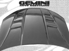 Gemini Genesis Coupe Vented Fiberglass Hood 2013 - 2016