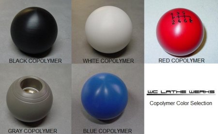 (image for) Lathewerks Copolymer Sphere Shift Knob Various Colors Genesis Coupe 2010 - 2012