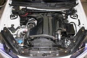 HK-Style Genesis Coupe 2.0T Carbon Fiber Engine Cover 2010 - 2014