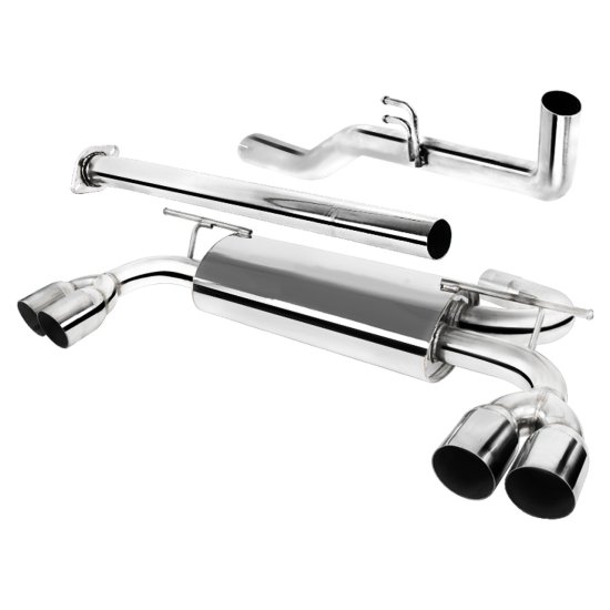 (image for) Spec-D Tuning Genesis Coupe 2.0T STAINLESS STEEL Cat Back Exhaust System 2010 - 2014
