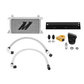 Mishimoto Genesis Coupe 3.8 Silver Thermostatic Oil Cooler Kit 2010 - 2016