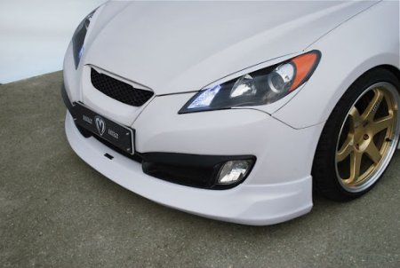 (image for) MS Style Genesis Coupe Polyurethane Front Lip 2010 - 2012