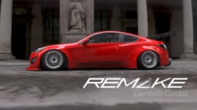 Remake Genesis Coupe BK1 Wide Body KIT 2010 - 2012