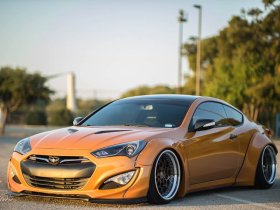 Remake Genesis Coupe BK2 Wide Body Front Flares 2013 - 2016