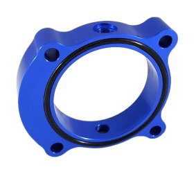 Torque Solution Genesis Coupe 2.0T Blue Throttle Body Spacer 2013 - 2014