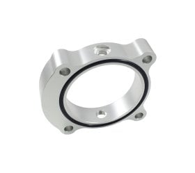 Torque Solution Genesis Coupe 2.0T Silver Throttle Body Spacer 2013 - 2014