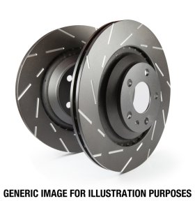 Ebc Ultimax Genesis Coupe Brembo Slotted Rotors Front Pair 2010 - 2016
