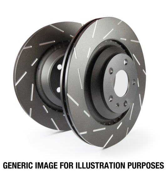 (image for) Ebc Ultimax Genesis Coupe Brembo Slotted Rotors Rear Pair 2010 - 2016