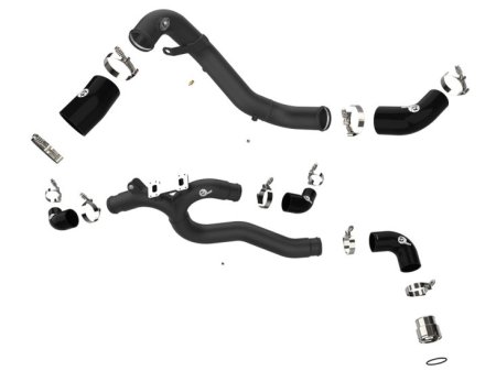 (image for) AFE BladeRunner Genesis G70 3.3 Aluminum 3 inch Charge Pipe Kit Black 2019 – 2022