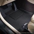 (image for) 3D MAXpider Santa Cruz Floor Mats Kagu Black Set 2022 – 2023