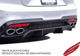 Stillen Kia Stinger GT Rear Diffuser Matte Black 2018 - 2021