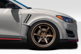 Extreme Dimensions Veloster Duraflex Aerotune Front Wide Body Flares 2019 – 2022